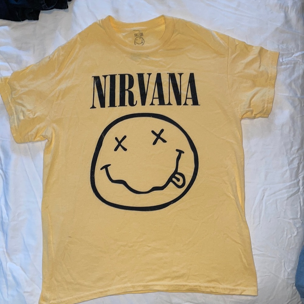 Yellow Nirvana T-Shirt Size Medium
